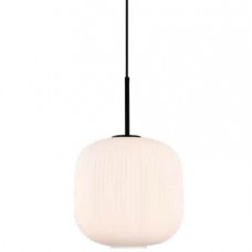 Φωτιστικό Κρεμαστό Μονόφωτο Φ25cm E27 230V Μαύρο 4084-Α